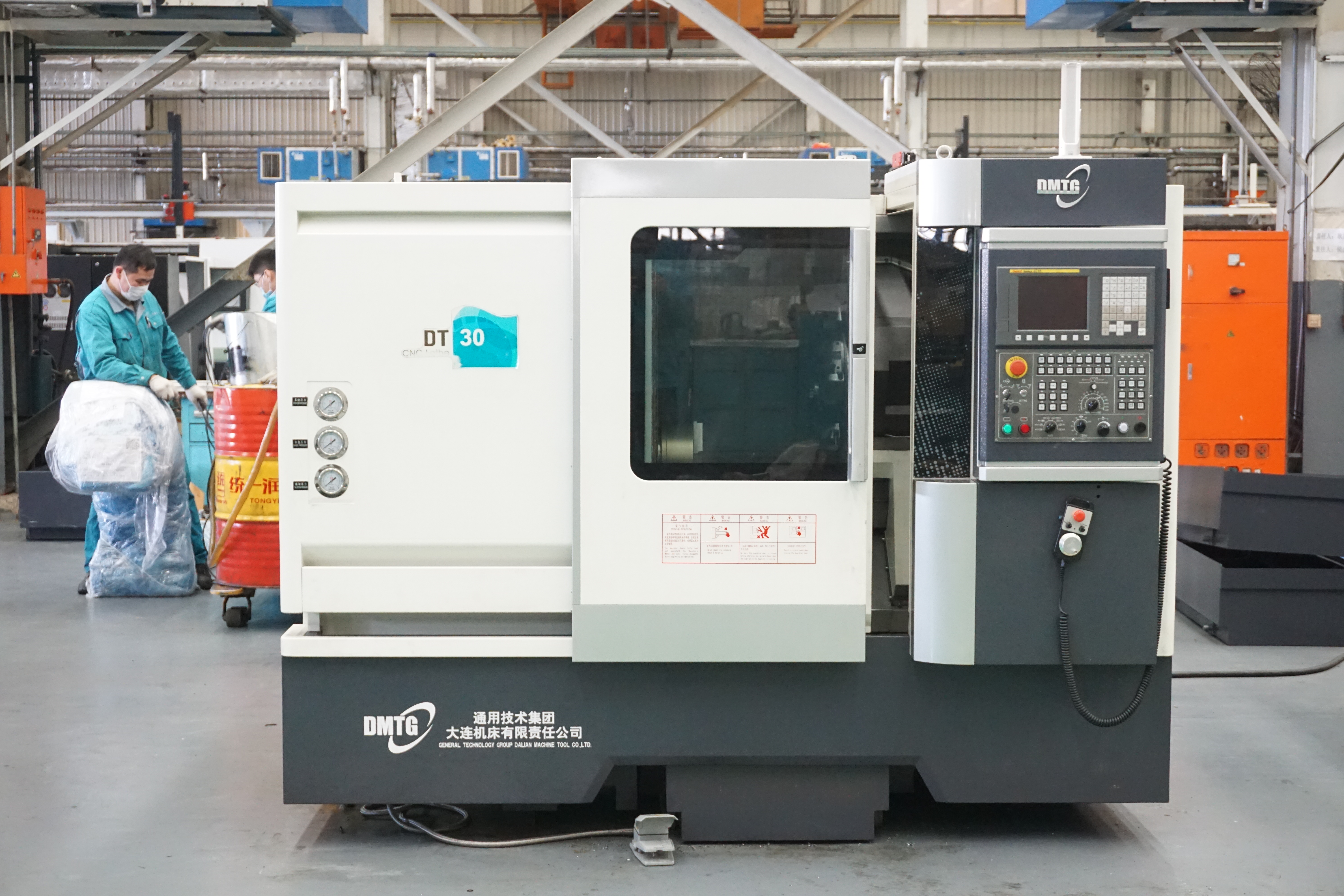 Torno CNC horizontal DT-30 Máquina de torno CNC de bancada inclinada