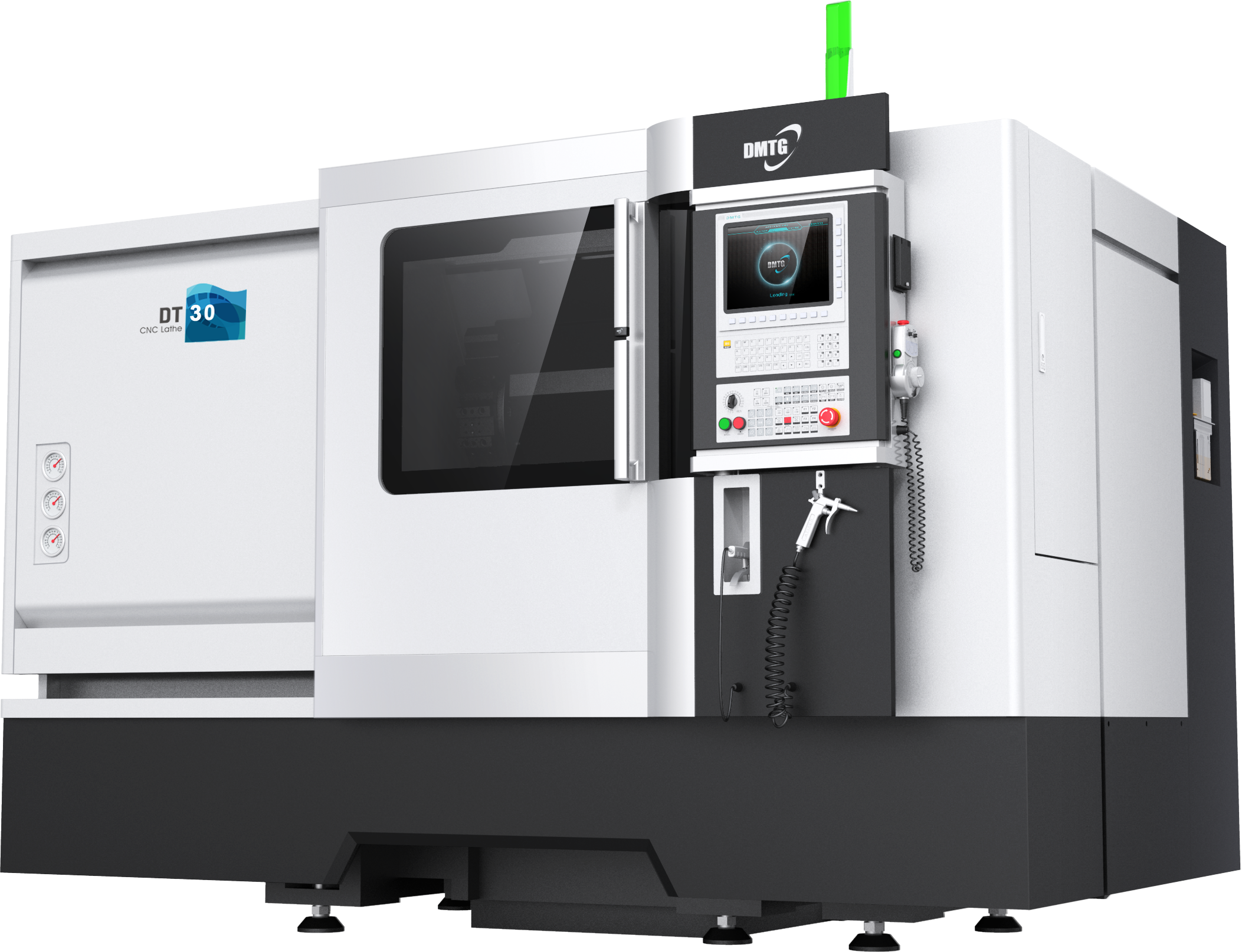 Torno CNC horizontal DT-30 Máquina de torno CNC de bancada inclinada