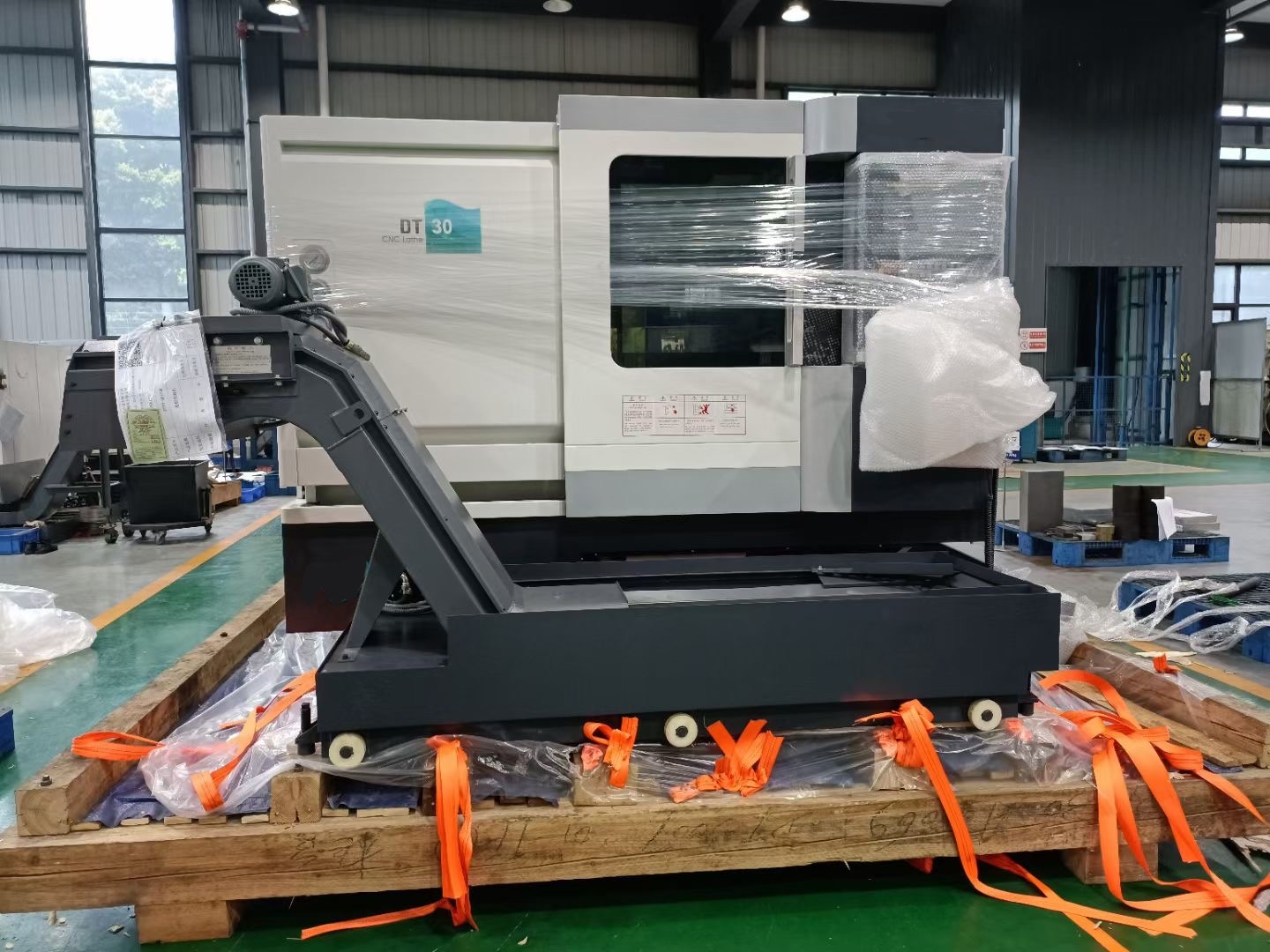 Torno CNC horizontal DT-30 Máquina de torno CNC de bancada inclinada