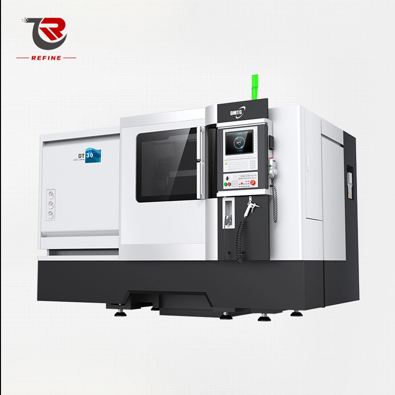 Torno CNC horizontal DT-30 Máquina de torno CNC de bancada inclinada